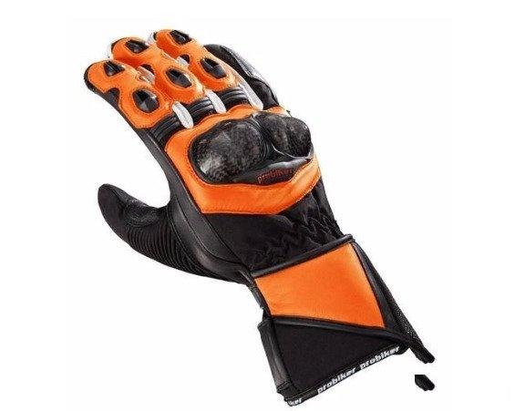 Перчатки ProBiker PRX-12 черно-оранжевые