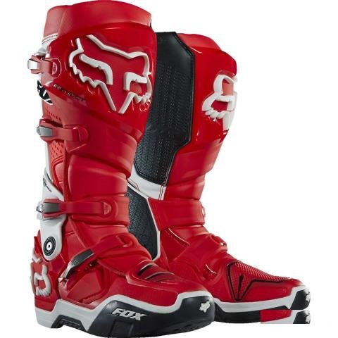 Мотоботы Fox Instinct Boot Red/White (MX17)