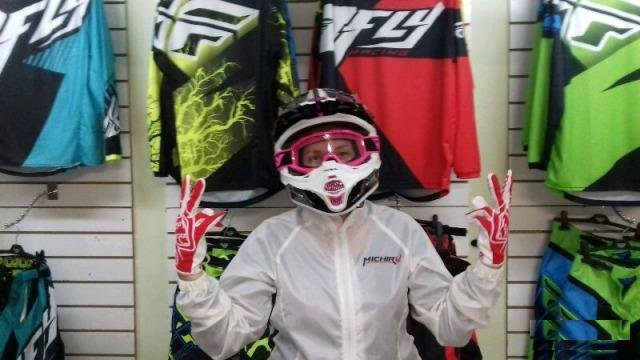 Кроссовый шлем FlyRacing + очки