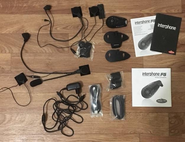 Мотогарнитура Bluetooth interphone F5
