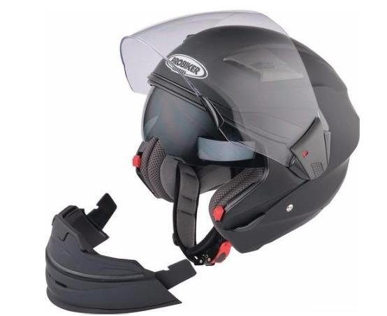 Открытый Шлем Probiker Multi-Jet черный матовый