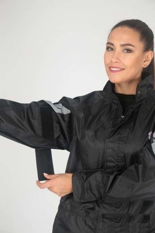 Женский мотодождевик Hyperlook Titan Black woman
