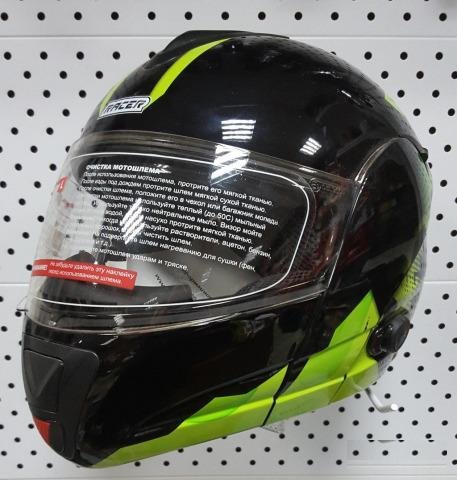 Шлем Racer R210B Black Skull, Bluetooth очки Новый