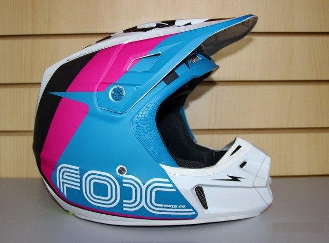 Кроссовый шлем Fox V2 Rоhr Teal