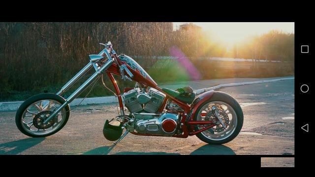 Custom chopper ultima 127 "