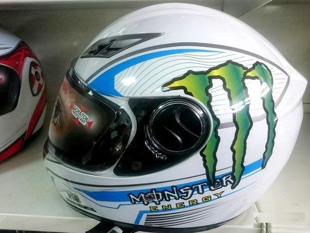 Шлем интеграл hizer 525 Monster, Белый Новый