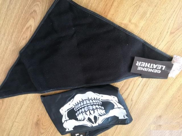 Кожаная Бандана Reflective Skull Face Wrap