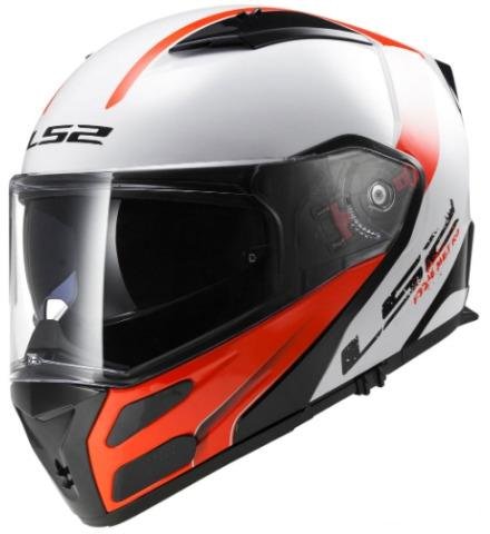 Модуляр Шлем LS2 FF324 Metro Rapid бело-красный
