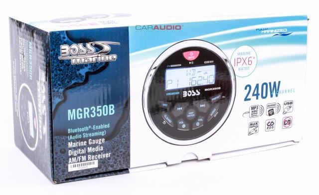 Морская магнитола для катера Boss Marine MGR 350 B