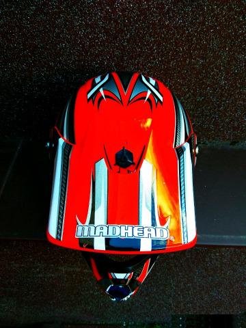 Детский кроссовый шлем "madhead"