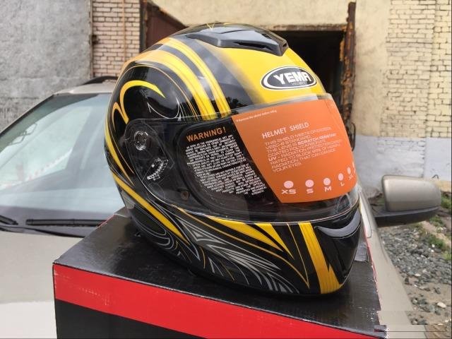 Новый шлем с интегральной защитой Yema 822