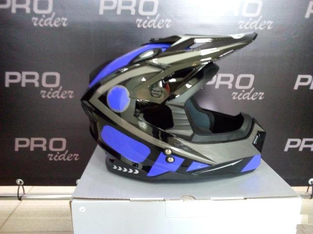 Кроссовый шлем Ataki MX801 Strike синий