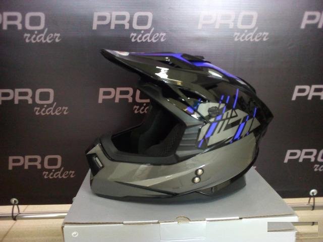 Кроссовый шлем Ataki MX801 Strike синий