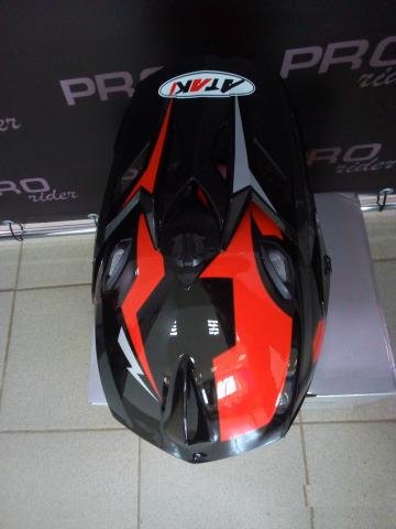 Кроссовый шлем Ataki MX801 Strike красный