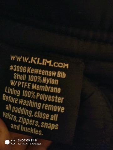 Полукомбинезон кlim keweenaw BIB - regular