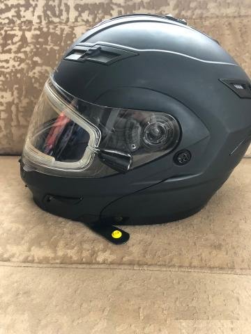 Продам шлем SOL модуляр с обогревом SM-2 black MAT