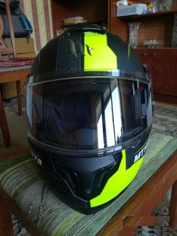 Шлем модуляр MT Atom SV Race Evo (матовый)