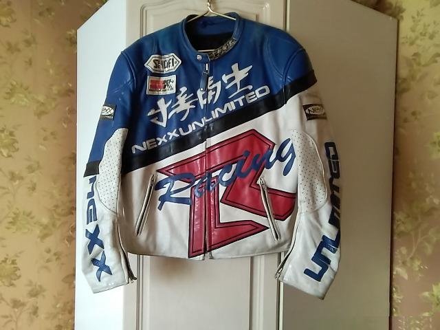 Кожаная мотокуртка для байкеров(racing) XXL. USA