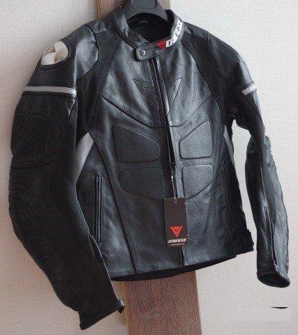 Мотокуртка Dainese Avro, новая кожаная, full black
