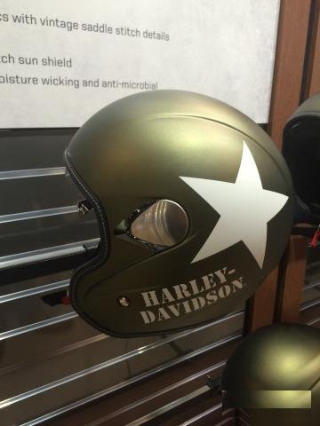 3/4 шлем Military Retro Harley-Davidson