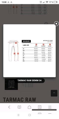 Мото джинсы мотоджинсы Shima Tarmak Raw Denim