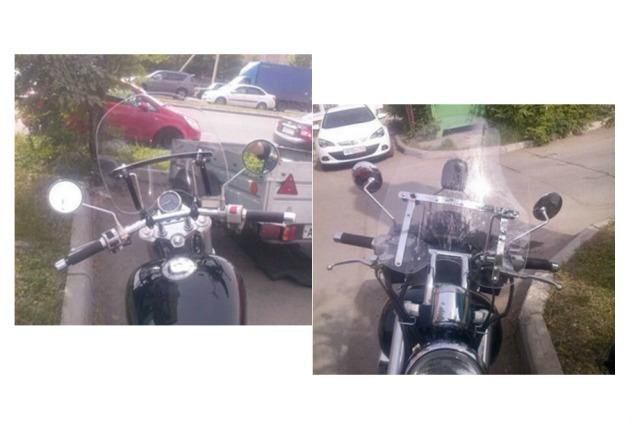 Ветровое стекло мотоцикл мото ветровик Honda Steed