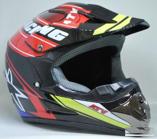 Шлем CR-168 кросс цв.черный ATV(168)