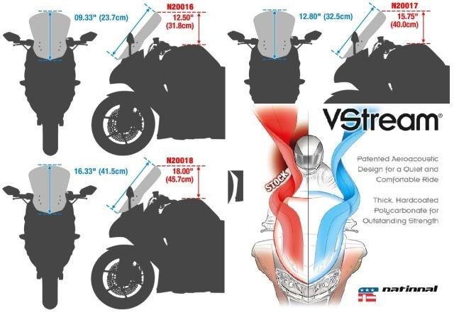 Ветровое стекло national cycle Honda GL1800 F6B