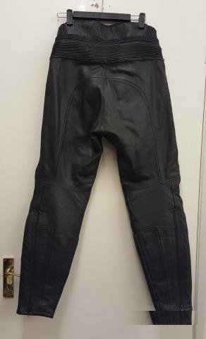 Alpinestars Black Мотоштаны кожаные с защитой