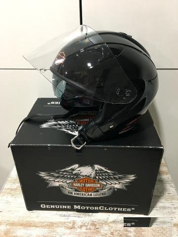 Harley Davidson шлем 3/4 с выдвижными очками. XL