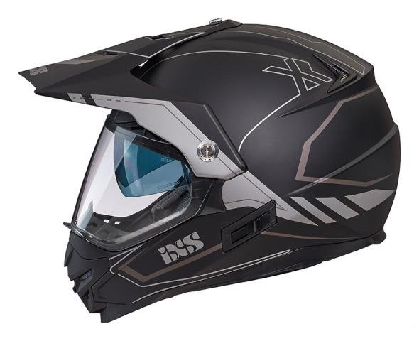 Шлем двойного назначения HX207 черно-серый