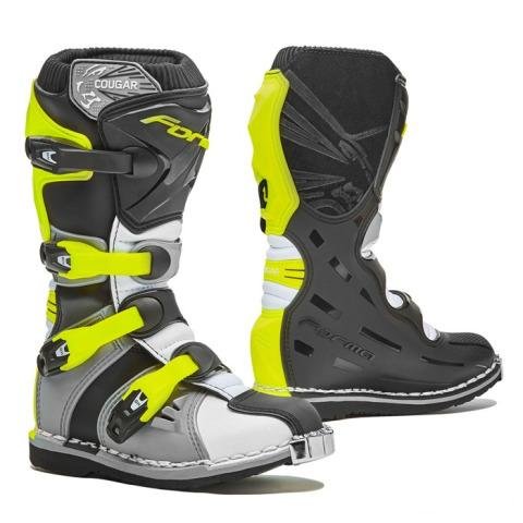 Мотоботы подростковые forma Cougar Grey/White/Fluo