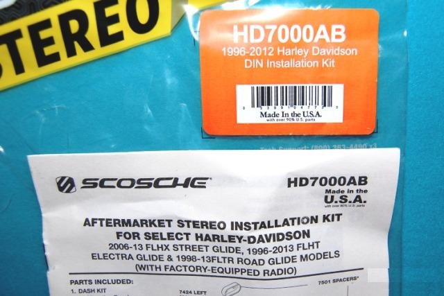 Переходная рамка Scosche для Harley Davidson 96-13