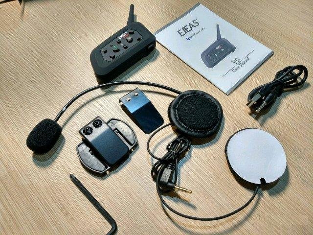 Мотогарнитура для шлема V6 Pro2 разговор 6 райдеро