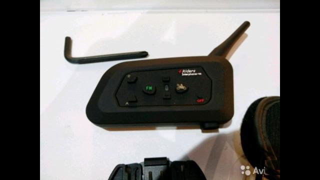 Гарнитура v4 1200 мотогарнитура для шлема 2шт