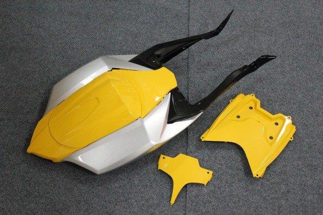 Комплект пластика на GSX-R750 600 08-10 Желто-Серы