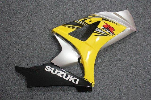 Пластик Suzuki GSX-R1000 2007-2008 Желто-Серый