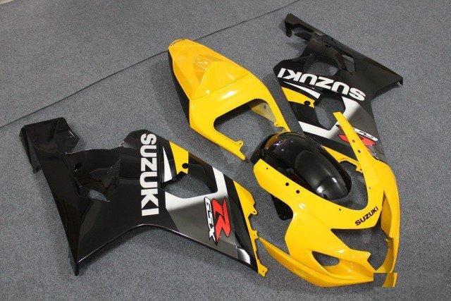 Комплект пластика на GSX-R750 600 04-05 Желто-Черн