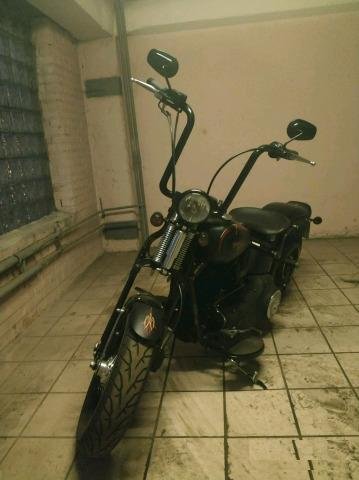 Harley Davidson flstsb Cross bones
