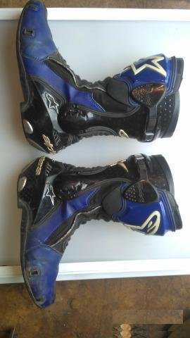 Мотоботы Alpinestars 44 размер мало бу