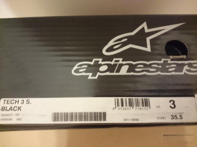 Мотоботы детские Alpinestars Tech 3S (33 - 35 р)