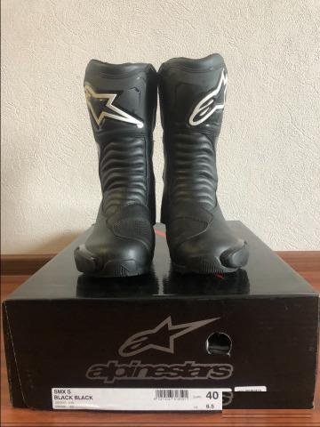 Мотоботы Alpinestars SMX S Black 40 размер