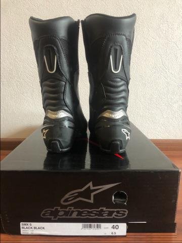 Мотоботы Alpinestars SMX S Black 40 размер
