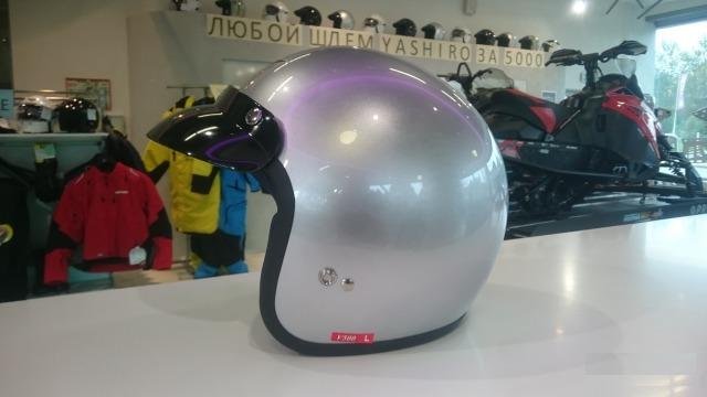 Шлем открытый Yashiro V500 silver
