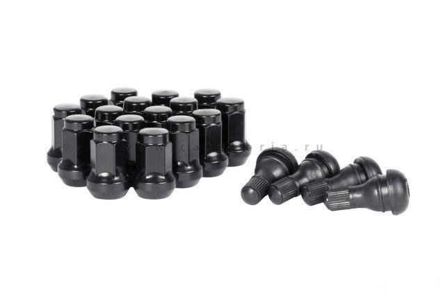 Гайка для диска MSA 10 x1,25 Black, DF-54010B