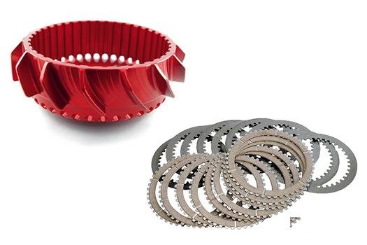STM комплект корзина и диски сцепления Ducati