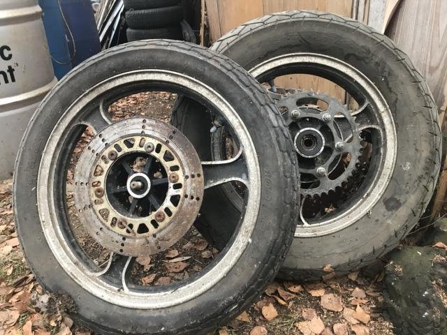 Диски от Kawasaki с резиной