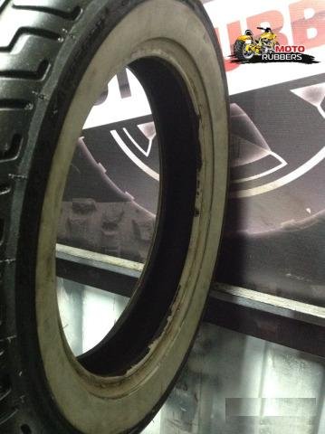 Mt90 B16 Dunlop d402 Whitewale №9413