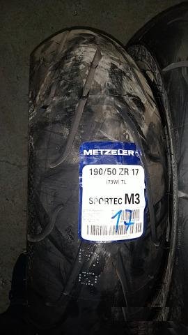 Мотошина Metzeler Sportec M3 R17 190/50 75 W TL