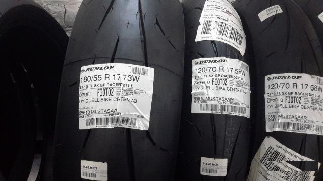 Мотошины Dunlop D211 120/70/17 + 180/55/17